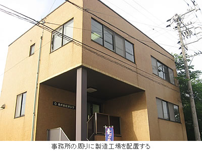 事務所の周りに製造工場を配置する