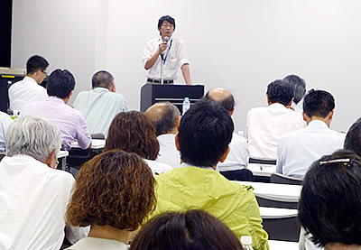 自社の事例を紹介する馬場氏