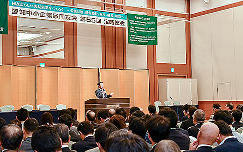 代表理事としての5年間を振り返る加藤氏