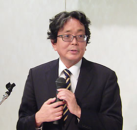 中部学就連会長の伊藤恭彦氏